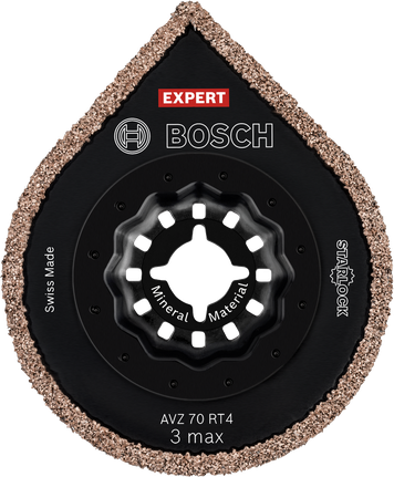 Bosch EXPERT AVZ 70 RT4 vuugiplaat, kõvasulamservaga.
